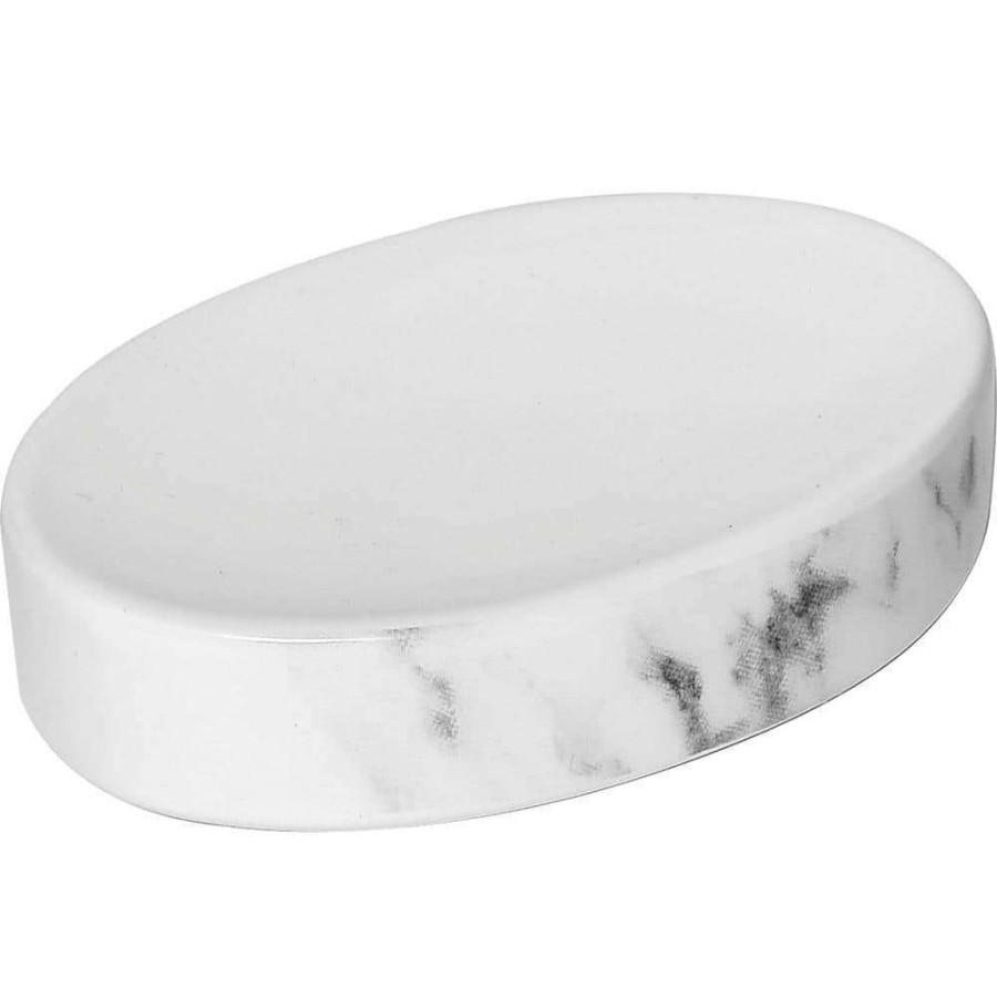 Bathroom Decor *  | Unbranded Marble Collection Bath Soap Dish Cup Dolomite White