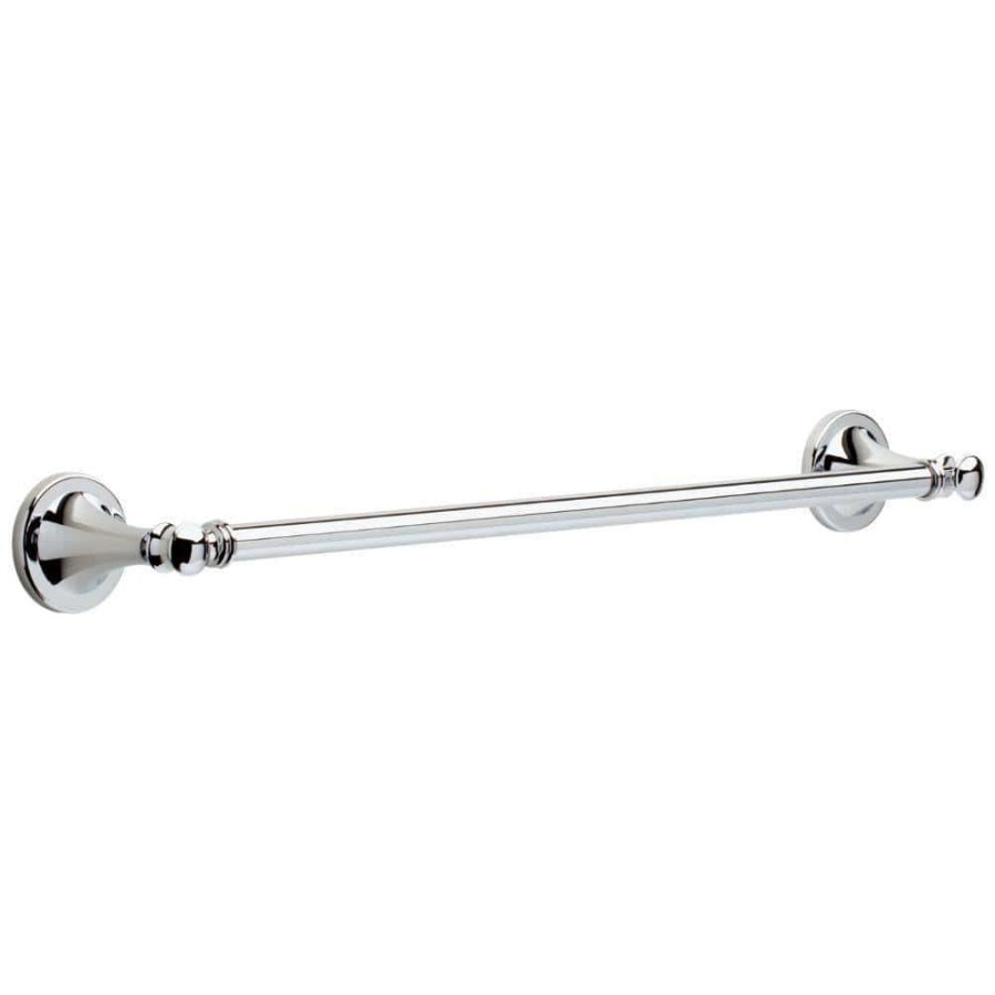 Bathroom Hardware *  | Delta Silverton 24 In. Towel Bar In Polished Chrome