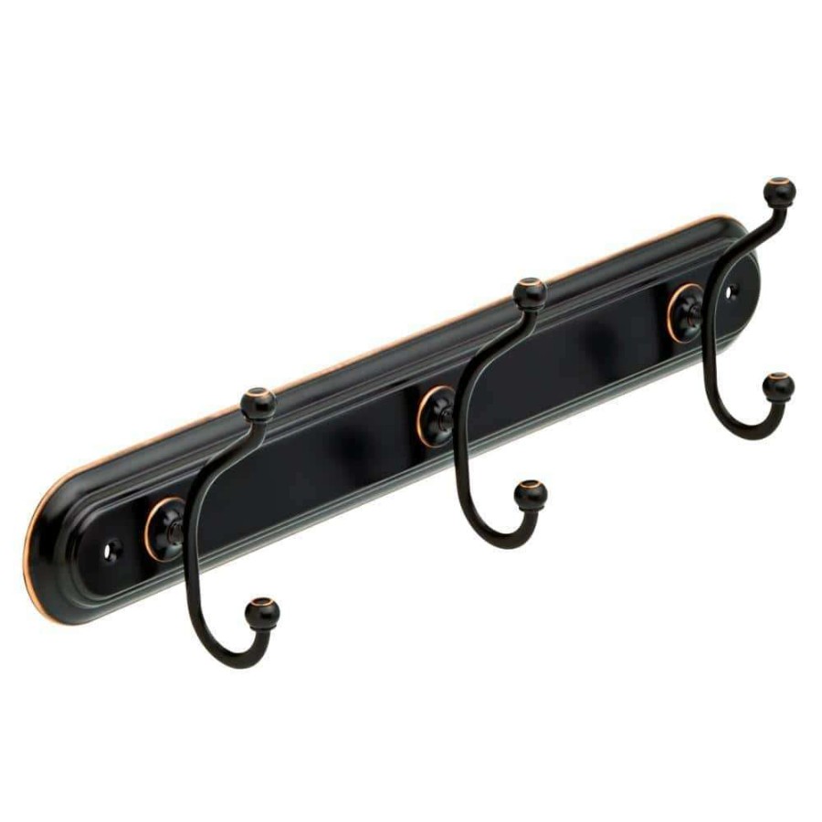 Bathroom Hardware *  | Delta Porter Triple Towel Hook In Oil Rubbed Bronze