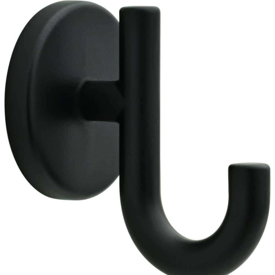 Bathroom Hardware *  | Delta Lyndall Single Towel Hook In Matte Black