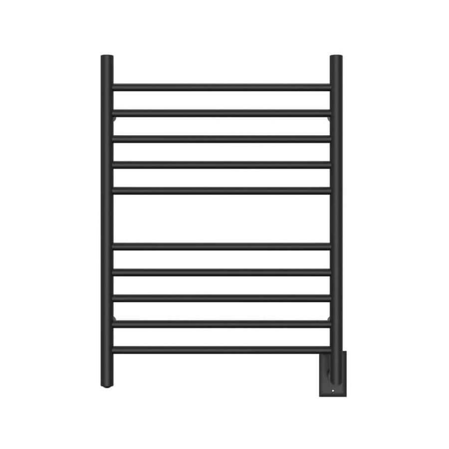 Bathroom Hardware *  | Amba Radiant 10-Bar Hardwired Towel Warmer In Matte Black