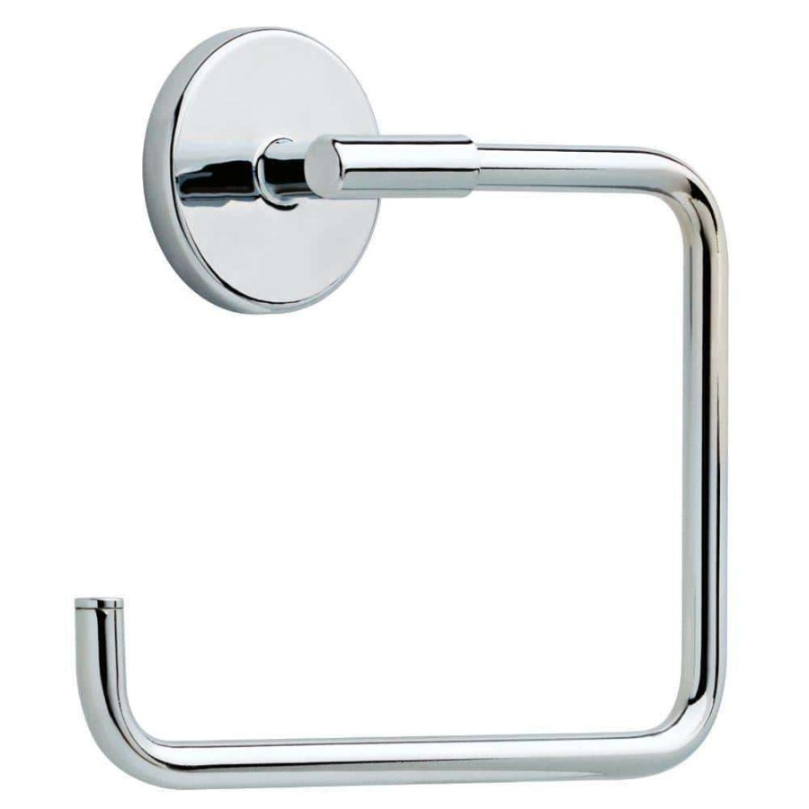 Bathroom Hardware *  | Delta Lyndall Towel Ring In Chrome