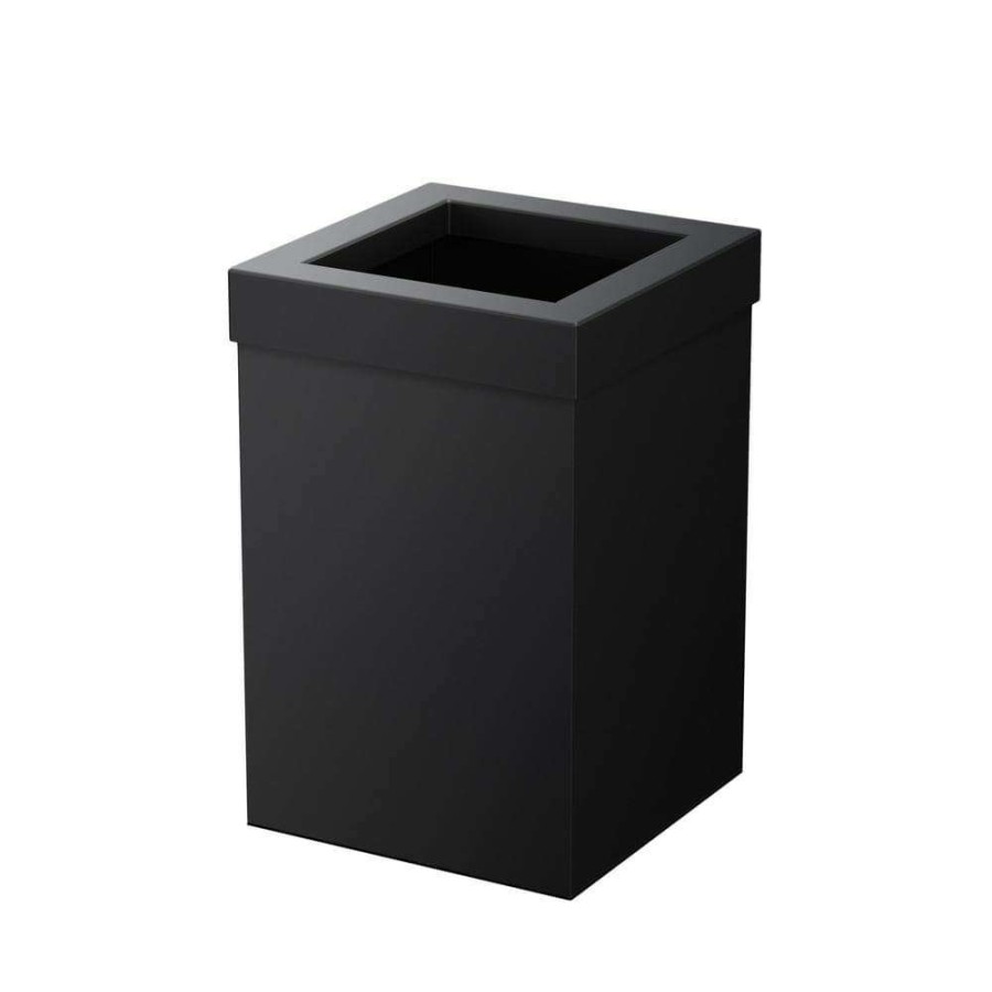 Bathroom Decor *  | Gatco Modern Waste Can Square In Matte Black