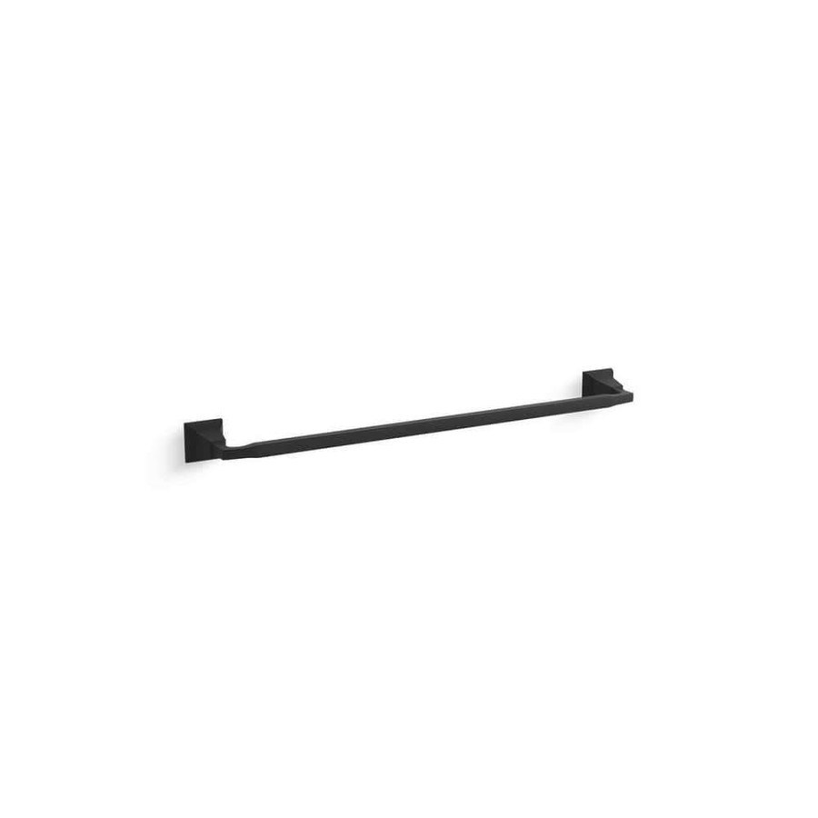 Bathroom Hardware *  | Kohler Kallan 24 In. Towel Bar In Matte Black