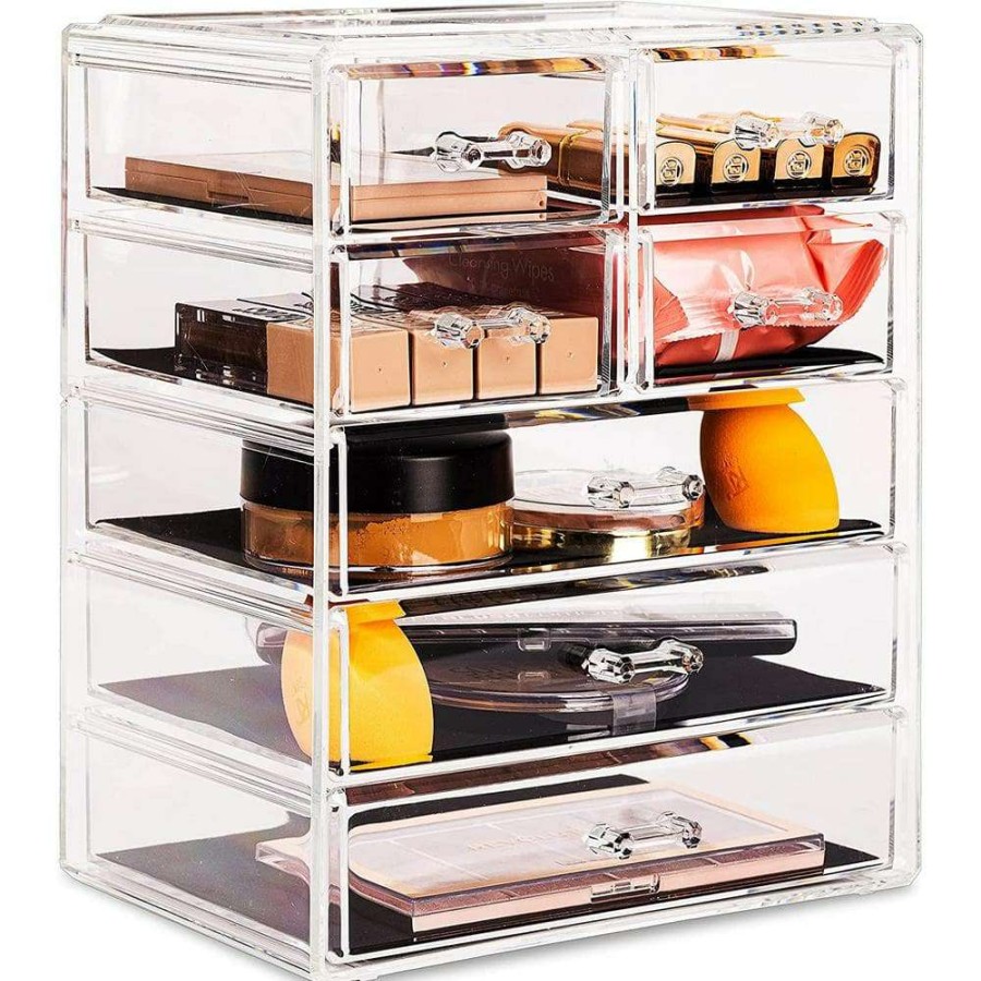 Bathroom Organizers *  | Unbranded Sorbus 11.25 In. W X 6.25 In. H 1-Cube Cosmetic Organizer In Acrylic