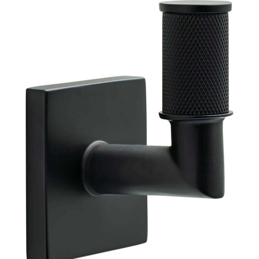 Bathroom Hardware *  | Delta Averland Towel Hook In Matte Black