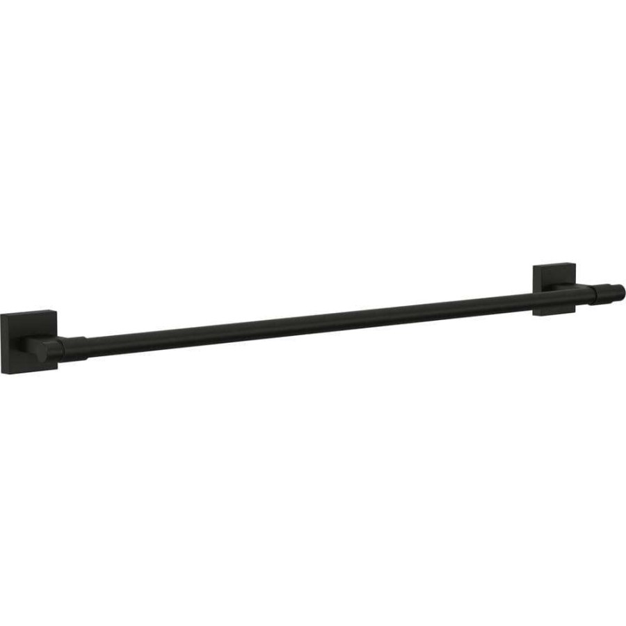 Bathroom Hardware *  | Franklin Brass Maxted 24 In. Towel Bar In Matte Black