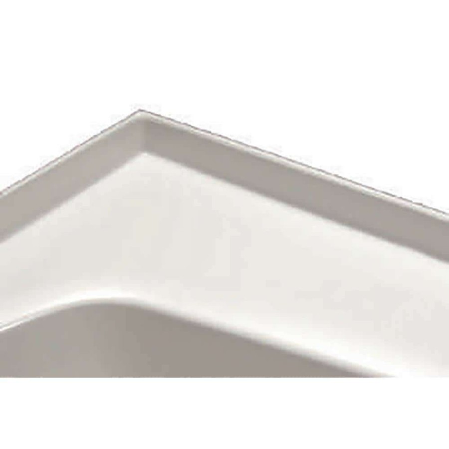 Bathtub Accessories *  | Hydro Systems 1-Side Integral Tile Flange In White