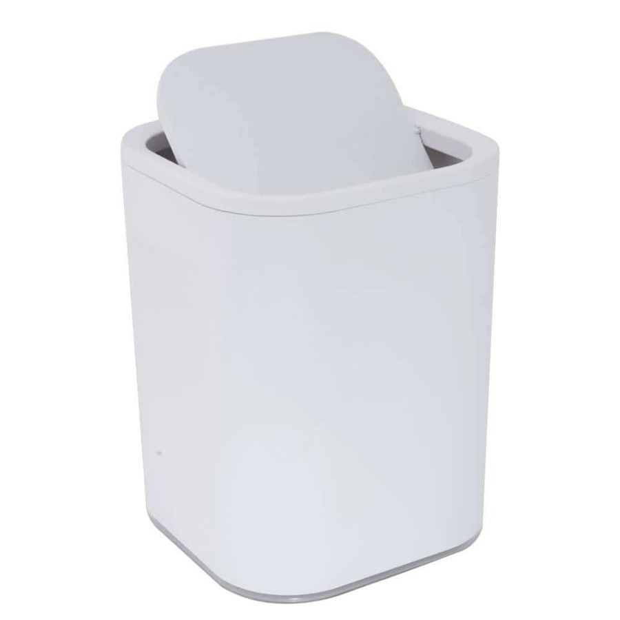 Bathroom Decor *  | Bath Bliss 8L Acrylic Waste Bin In White