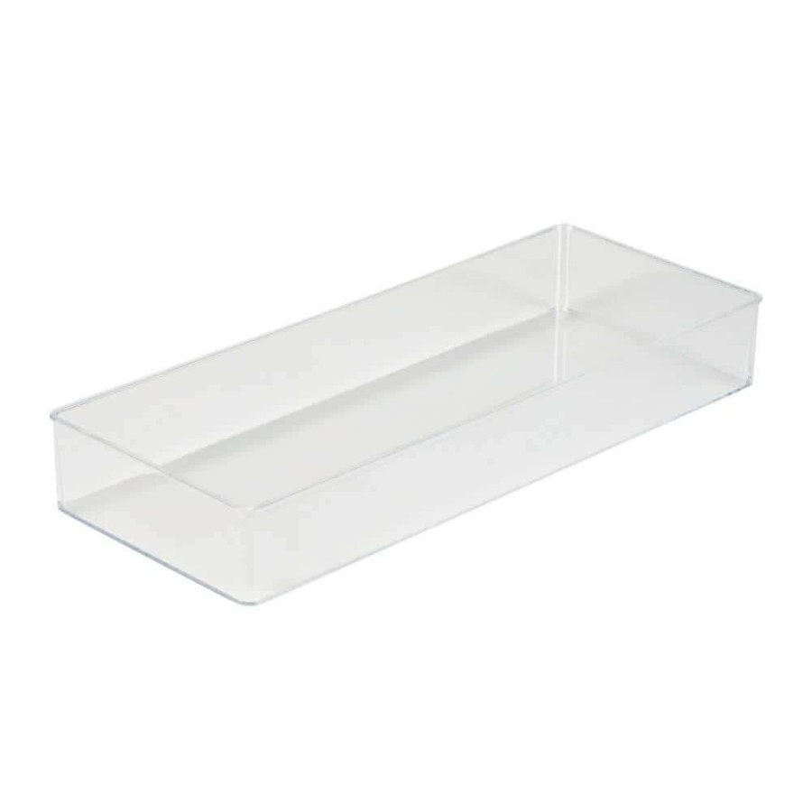 Bathroom Organizers *  | Simplify Long Rectangular Drawer Organizer In Clear