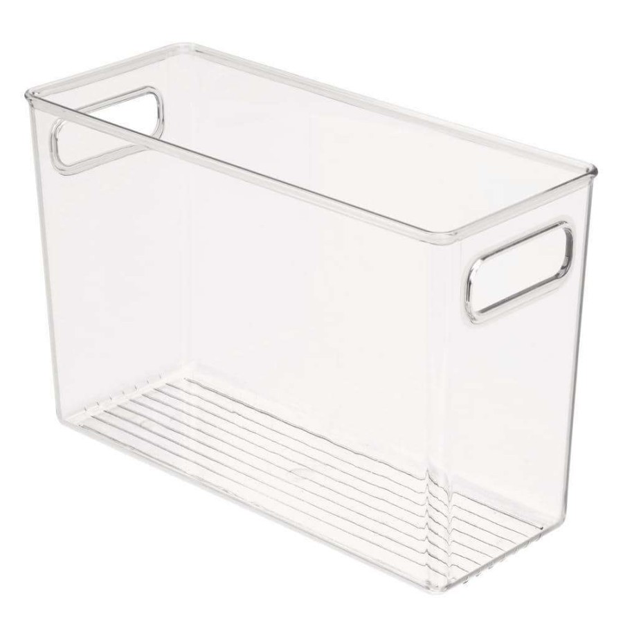 Bathroom Organizers *  | Idesign Linus Binz 5 In. X 12 In. X 8 In. In Clear