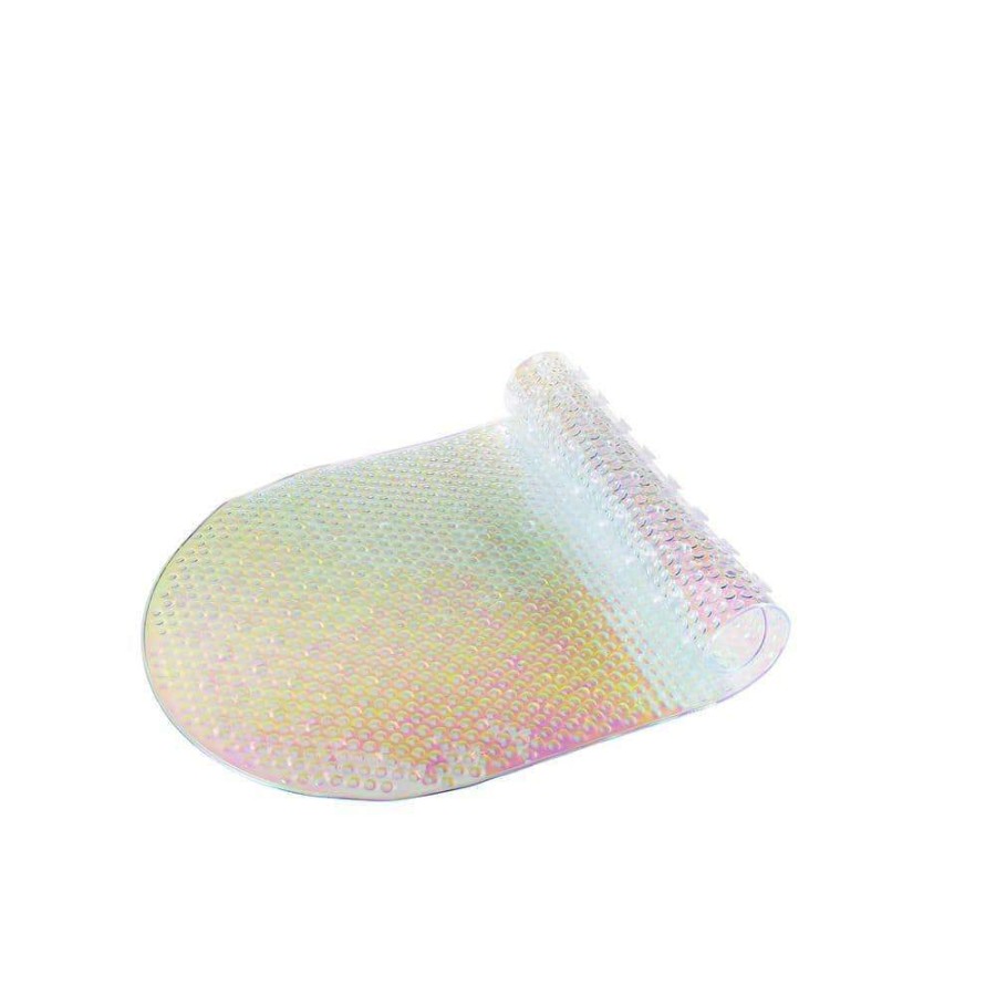 Bathtub Accessories *  | Bath Bliss Jumbo Soft Oval Bath Mat In Iridescent