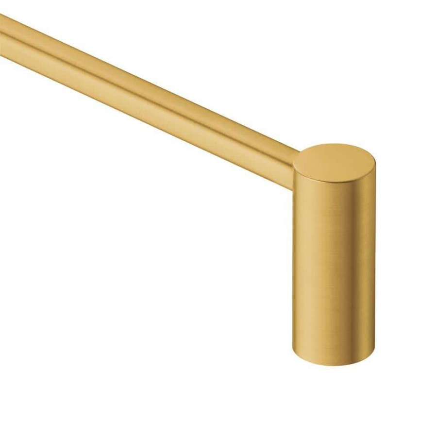 Bathroom Hardware *  | Moen Align 24 In. Towel Bar In Brushed Gold