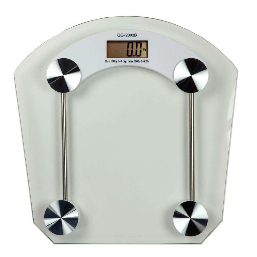 Bathroom Scales *  | Home Basics Glass Bathroom Digital Scale