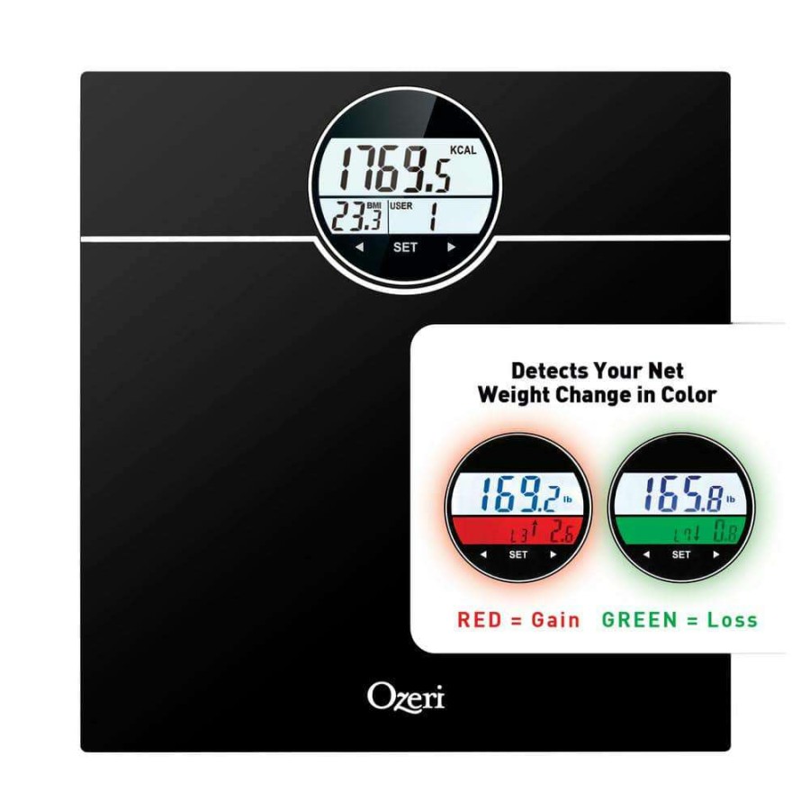 Bathroom Scales *  | Ozeri Weightmaster (440 Lbs / 200 Kg) Bath Scale With Bmi, Bmr And 50 Gram Weight Change Detection