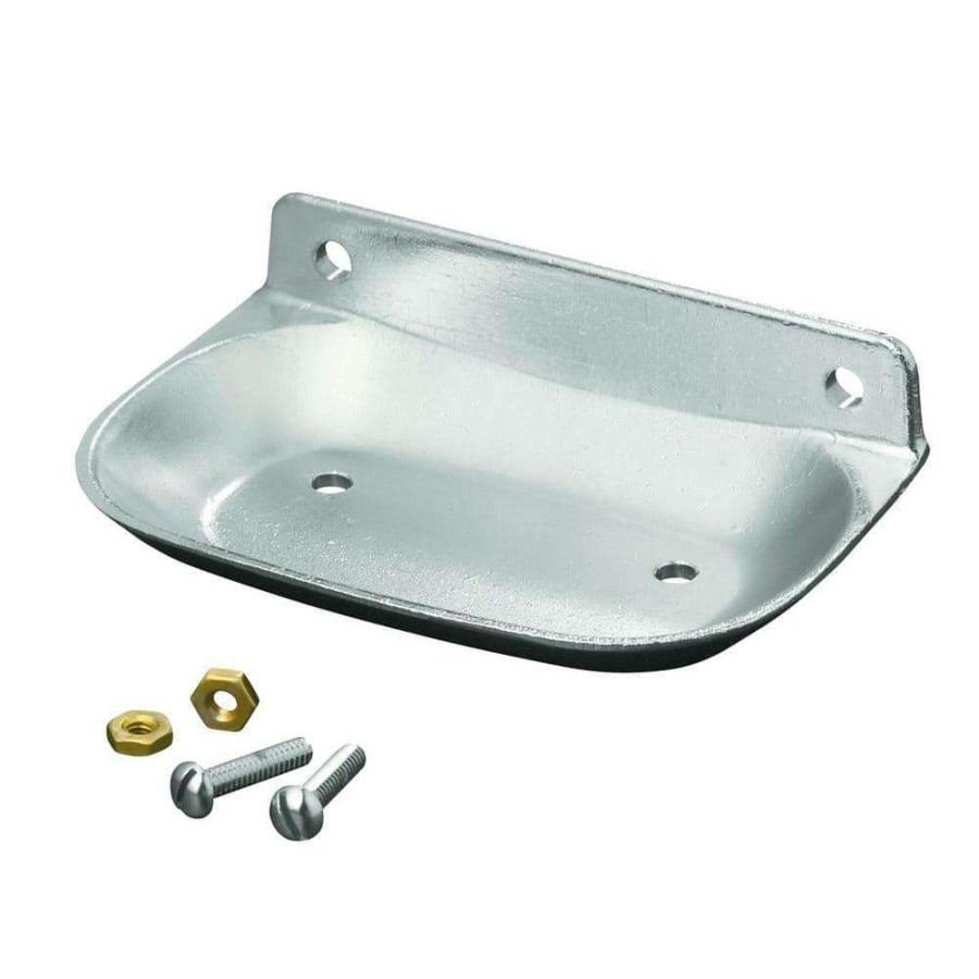 Bathroom Decor *  | Kohler Brockway Wall-Mount Soap Dish In Bright Chrome