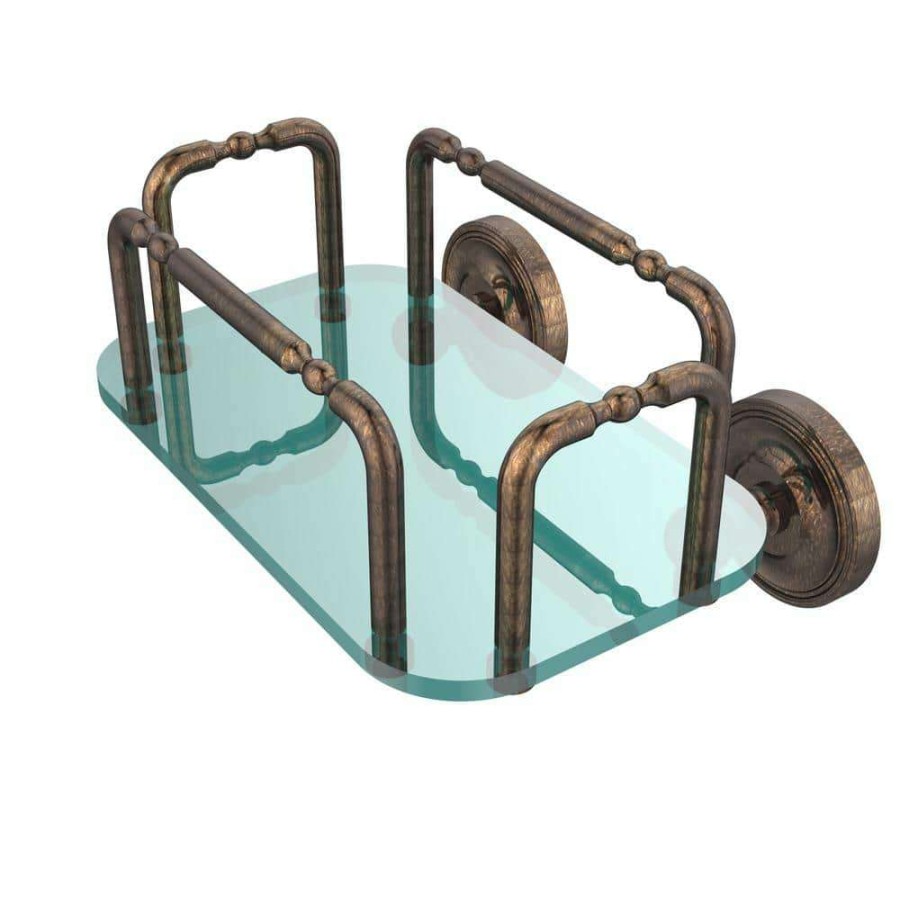 Bathroom Organizers *  | Allied Brass Prestige Wall Mounted Guest Towel Holder In Venetian Bronze