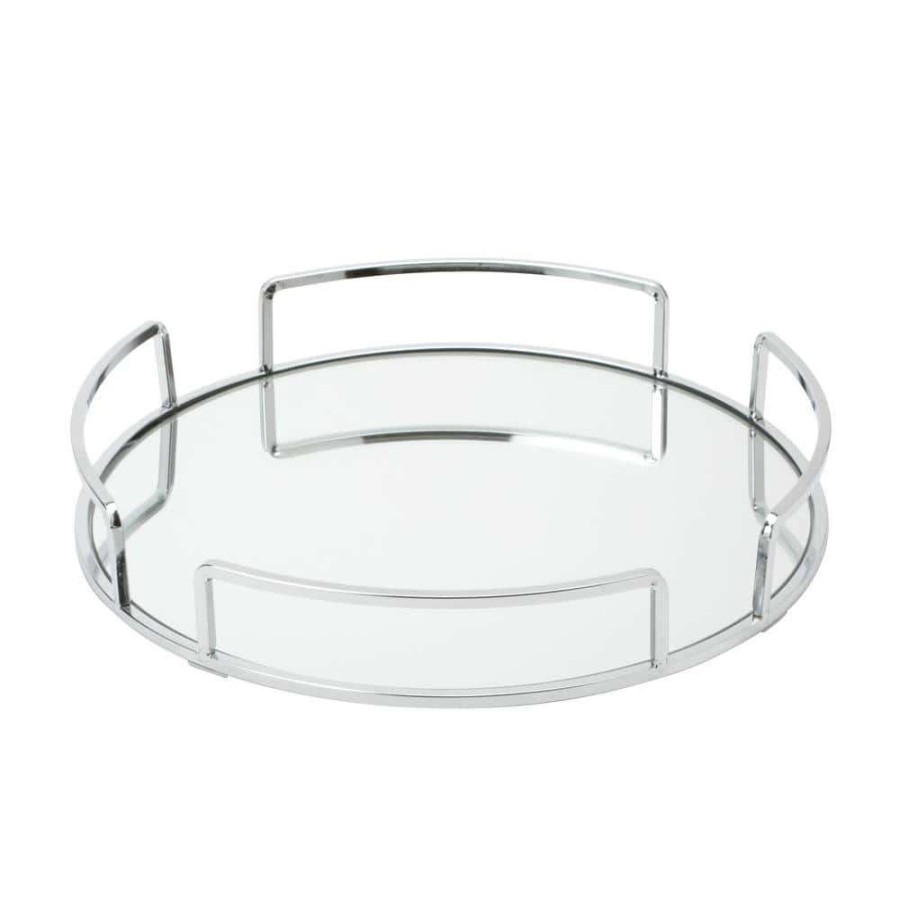 Bathroom Organizers *  | Home Details Modern Round Design Mirror Vanity Tray