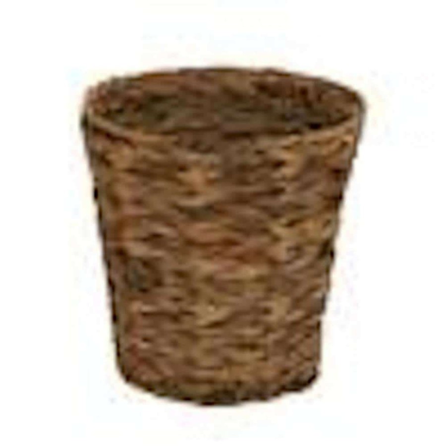 Bathroom Decor *  | Household Essentials Natural Banana Leaf Waste Bin