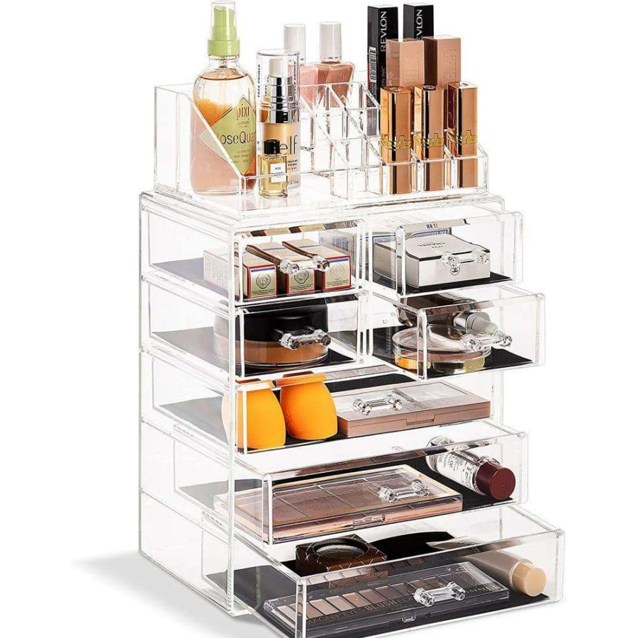 Bathroom Organizers *  | Unbranded Sorbus 6.25 In. X 14.25 In. 1-Cube Cosmetic Organizer In Acrylic