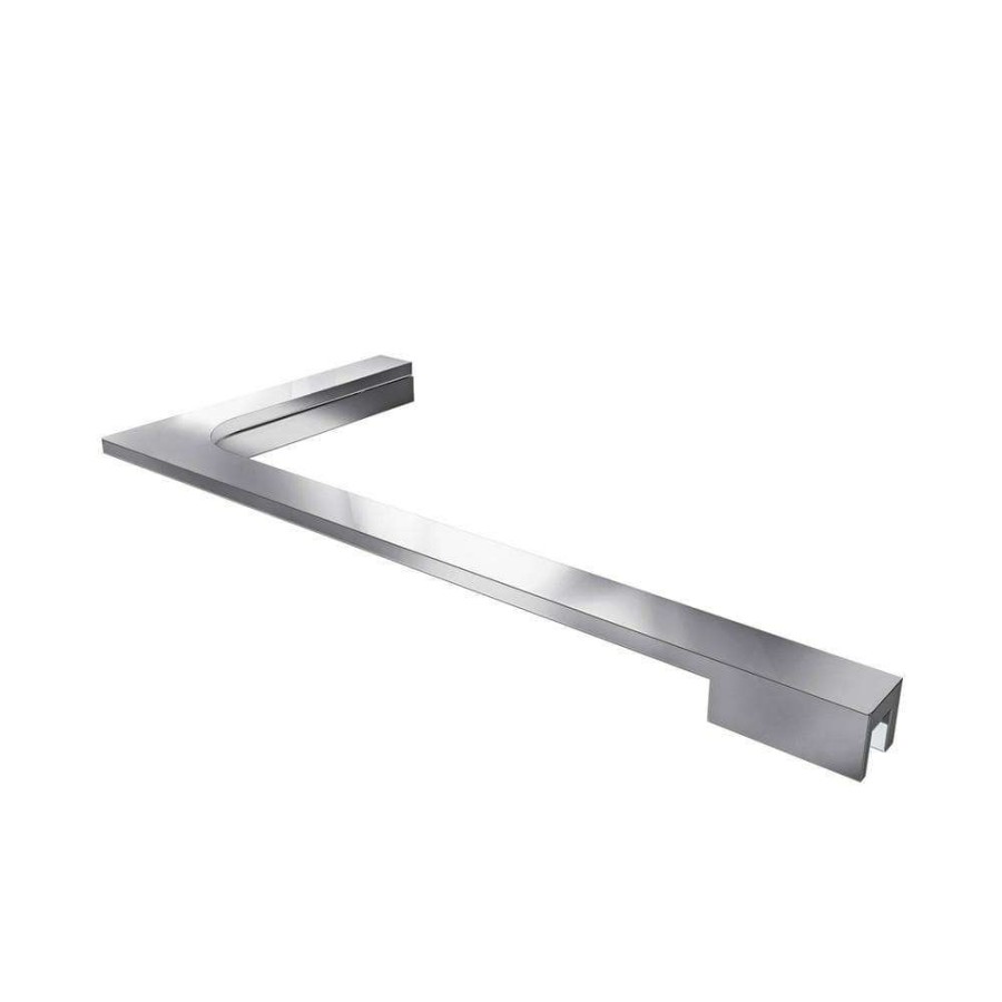 Bathtub Accessories *  | Dreamline 12 In. L-Bar Support Bracket (Left Wall Installation) For 10 Mm (3/8 In.) Glass In Chrome