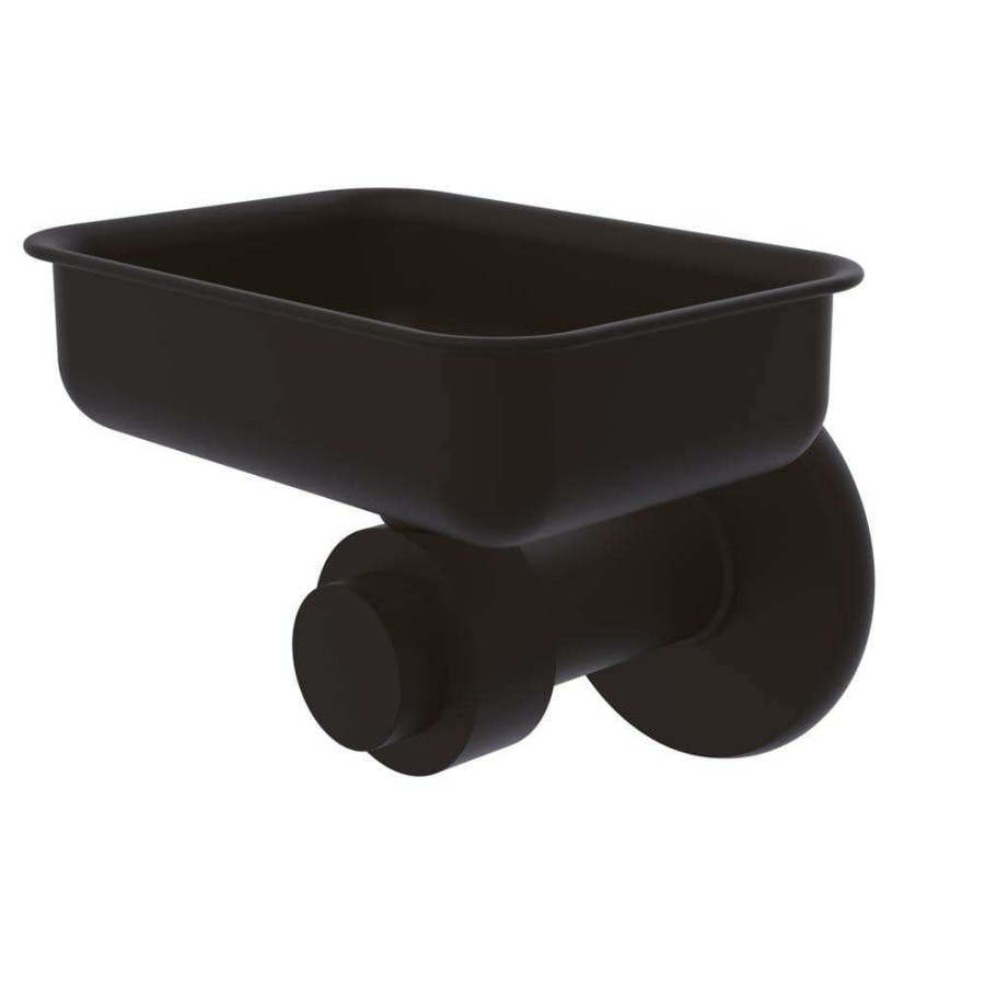 Bathroom Decor *  | Allied Brass Mercury Collection Wall Mounted Soap Dish In Oil Rubbed Bronze