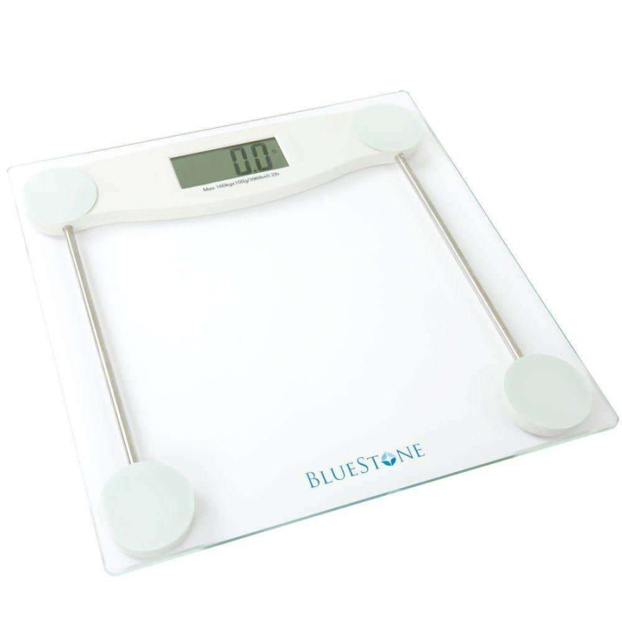 Bathroom Scales *  | Bluestone Digital Lcd Display Glass Bathroom Scale