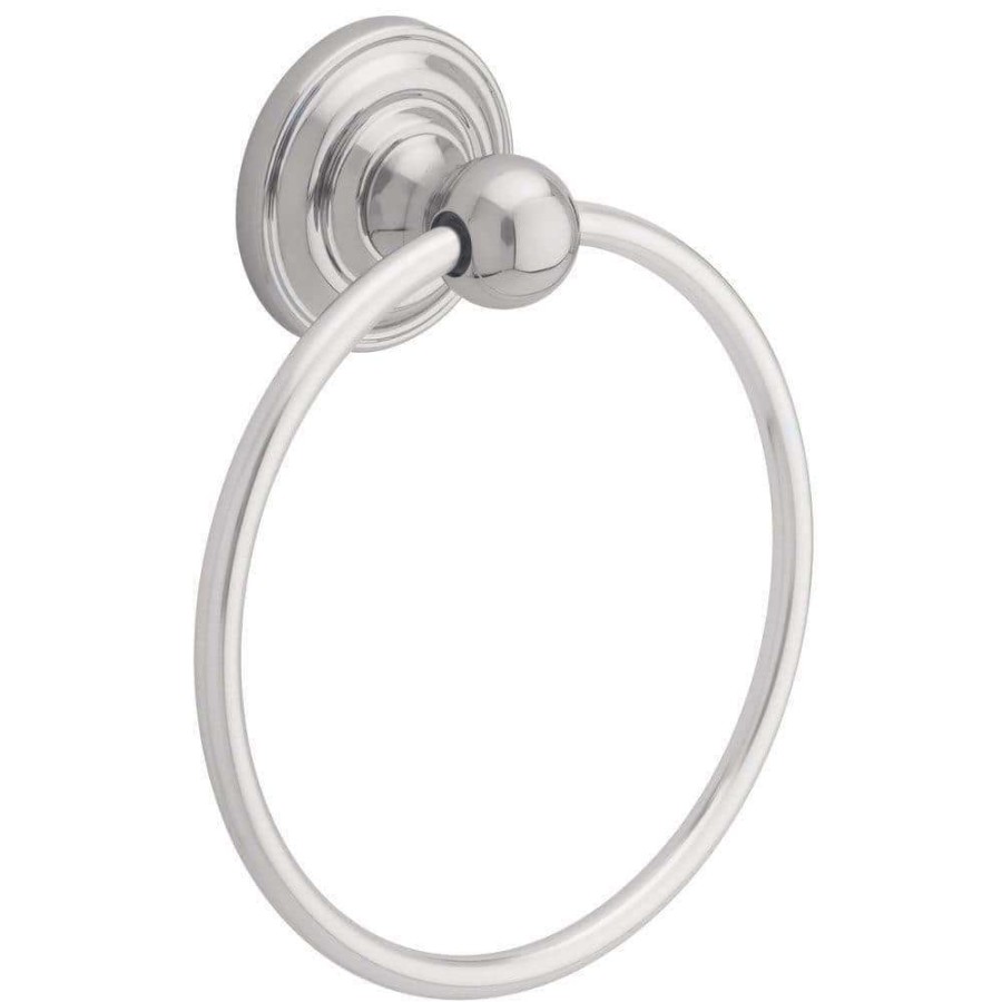 Bathroom Hardware *  | Delta Greenwich Towel Ring In Chrome