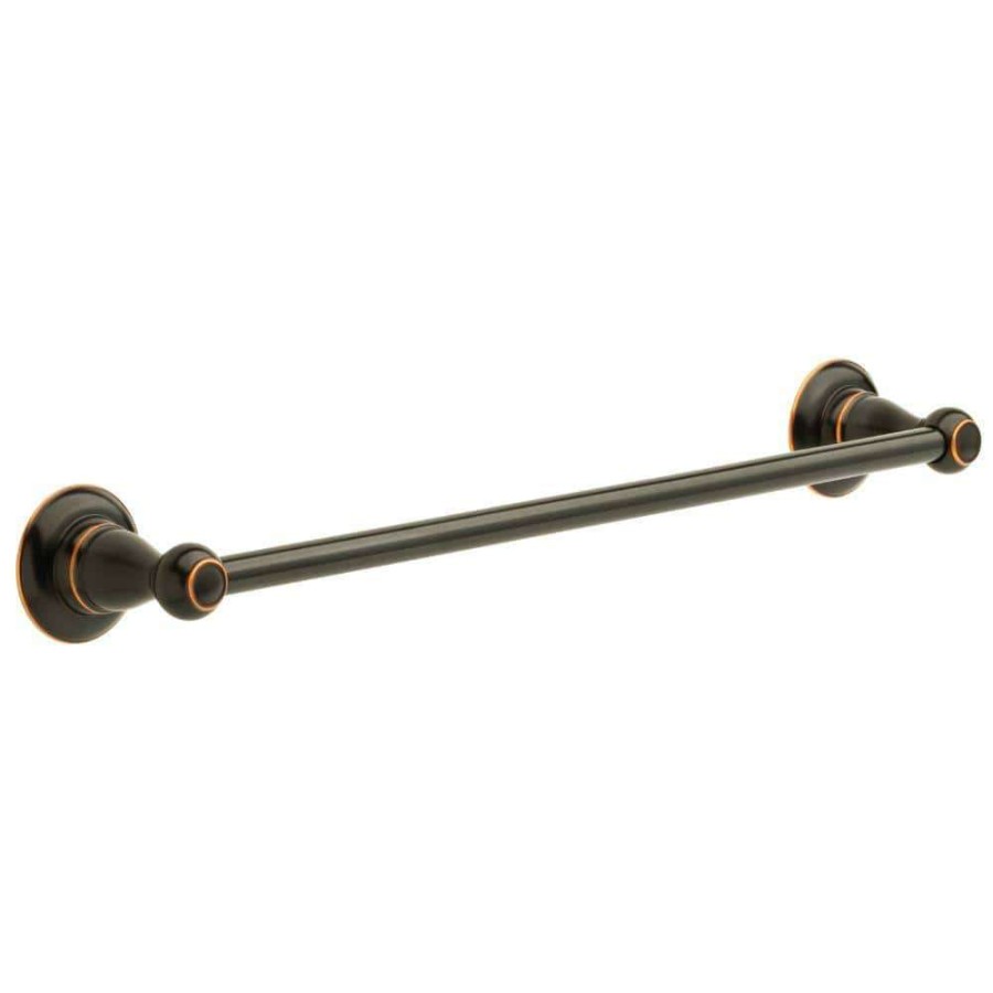 Bathroom Hardware *  | Delta Porter 18 In. Towel Bar In Oil Rubbed Bronze