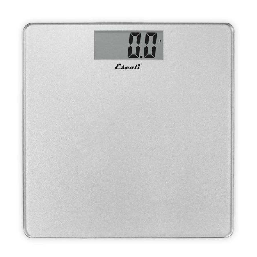 Bathroom Scales *  | Escali Digital Platform Bathroom Scale In Silver