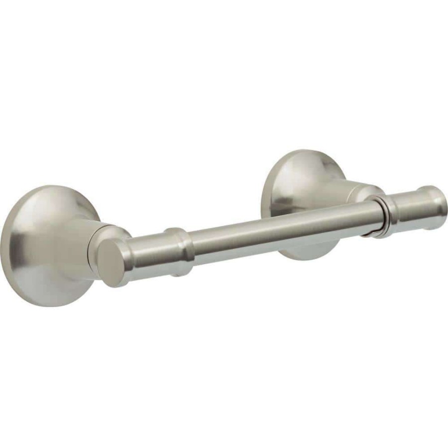 Bathroom Hardware *  | Delta Chamberlain Pivot Arm Toilet Paper Holder In Spotshield Brushed Nickel