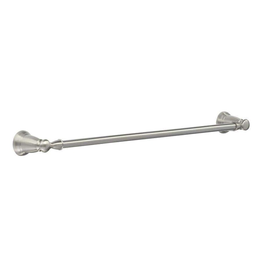 Bathroom Hardware *  | Moen Banbury 24 In. Towel Bar In Spot Resist Brushed Nickel