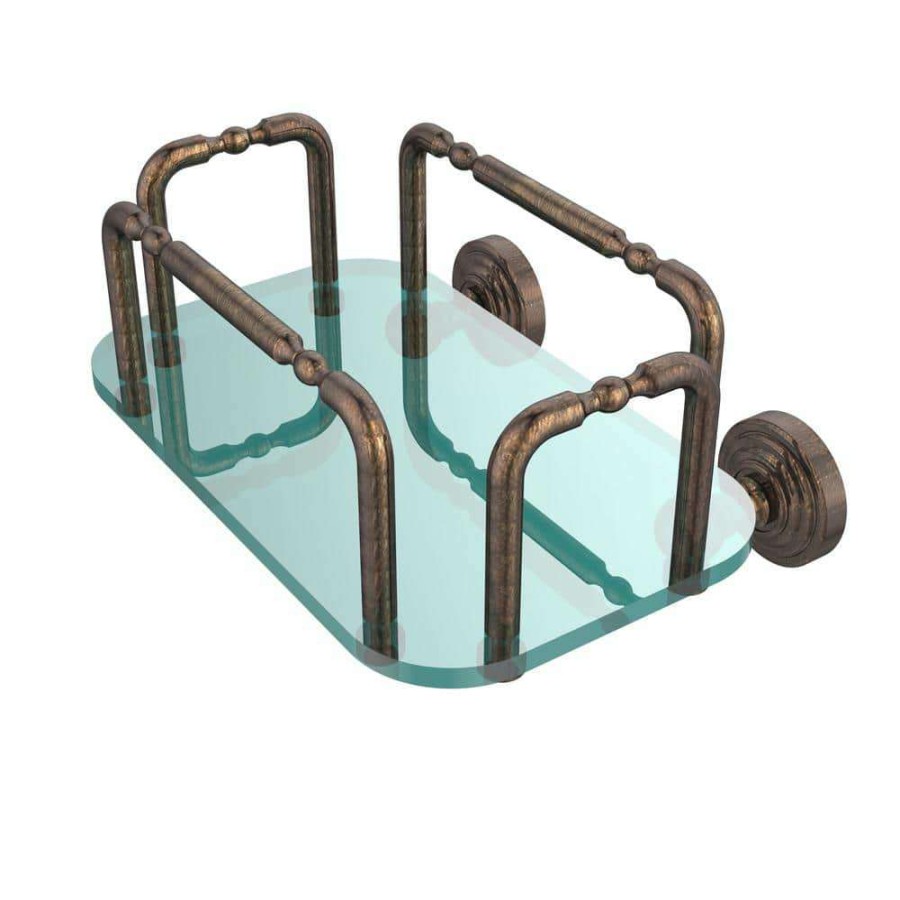 Bathroom Organizers *  | Allied Brass Waverly Place Wall Mounted Guest Towel Holder In Venetian Bronze