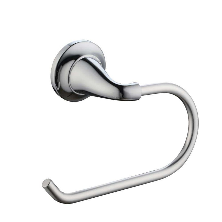 Bathroom Hardware *  | Glacier Bay Constructor Single Post Toilet Paper Holder In Chrome