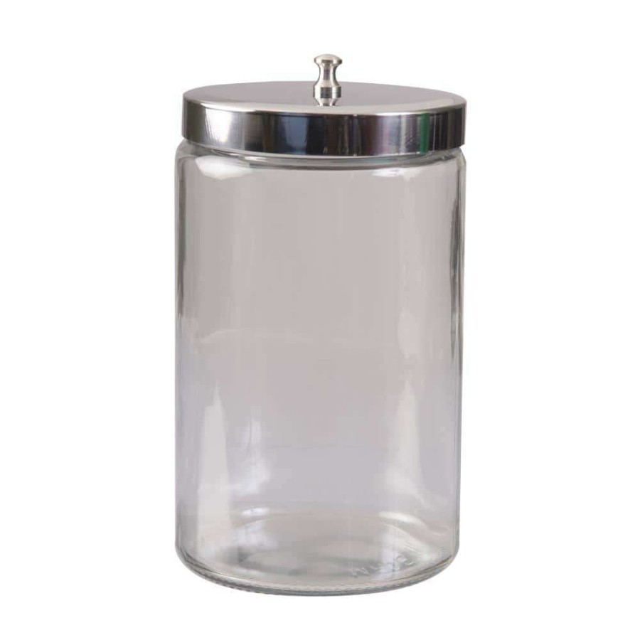 Bathroom Organizers *  | Briggs Unlabeled Glass Sundry Jar With Metal Lid