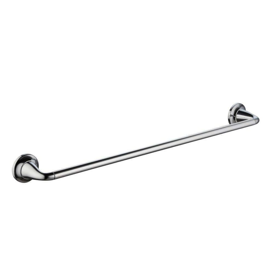 Bathroom Hardware *  | Glacier Bay Constructor 24 In. Towel Bar In Chrome