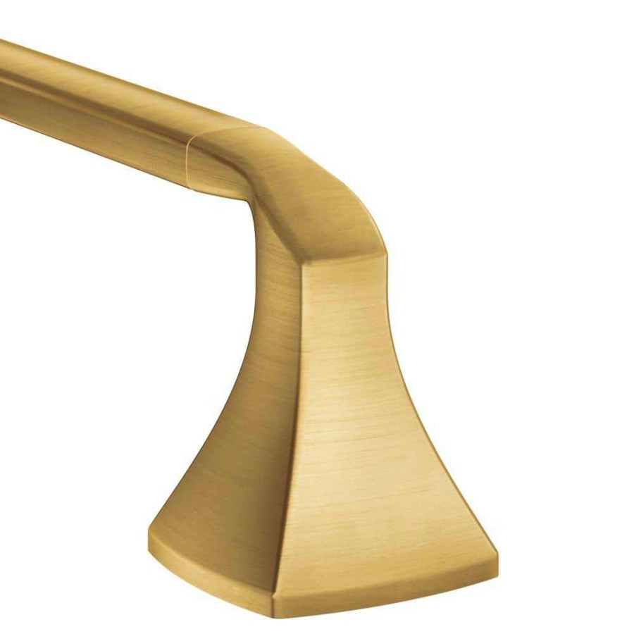 Bathroom Hardware *  | Moen Voss 24 In. Towel Bar In Brushed Gold