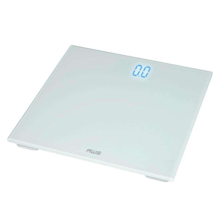 Bathroom Scales *  | American Weigh Scales Digital Bathroom Scale In White