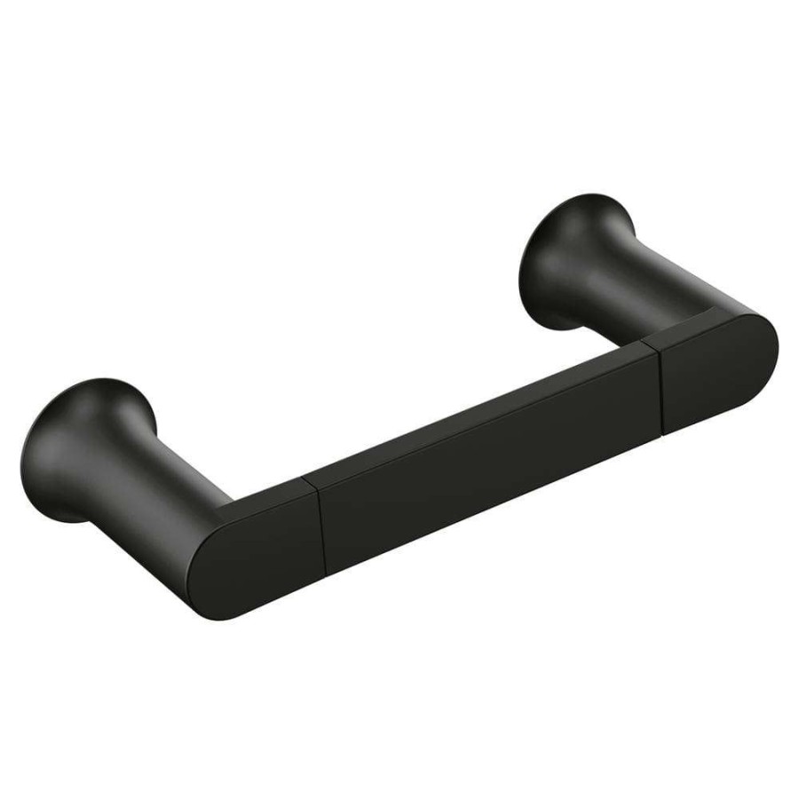 Bathroom Hardware *  | Moen Genta Lx 6.88 In. Hand Towel Bar In Matte Black