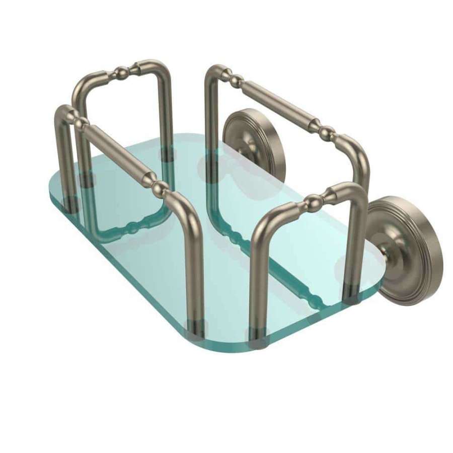 Bathroom Organizers *  | Allied Brass Prestige Wall Mounted Guest Towel Holder In Antique Pewter