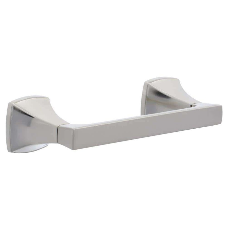 Bathroom Hardware *  | Pfister Venturi Toilet Paper Holder In Spot Defense Brushed Nickel