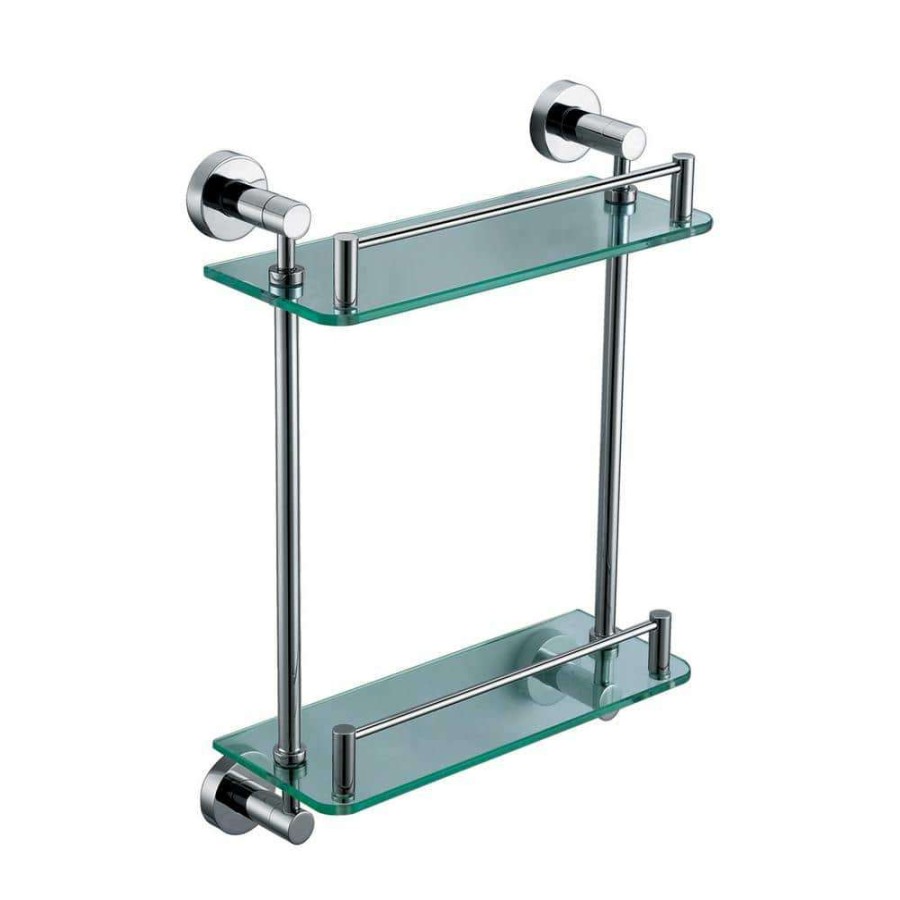 Bathtub Accessories *  | Alfi Brand Wall Mount Bathroom Shelf With Sleek Modern Design In Polished Chrome