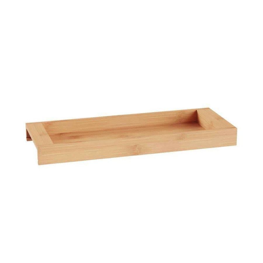 Bathroom Organizers *  | Lavish Home Bamboo Bathroom Vanity Tray