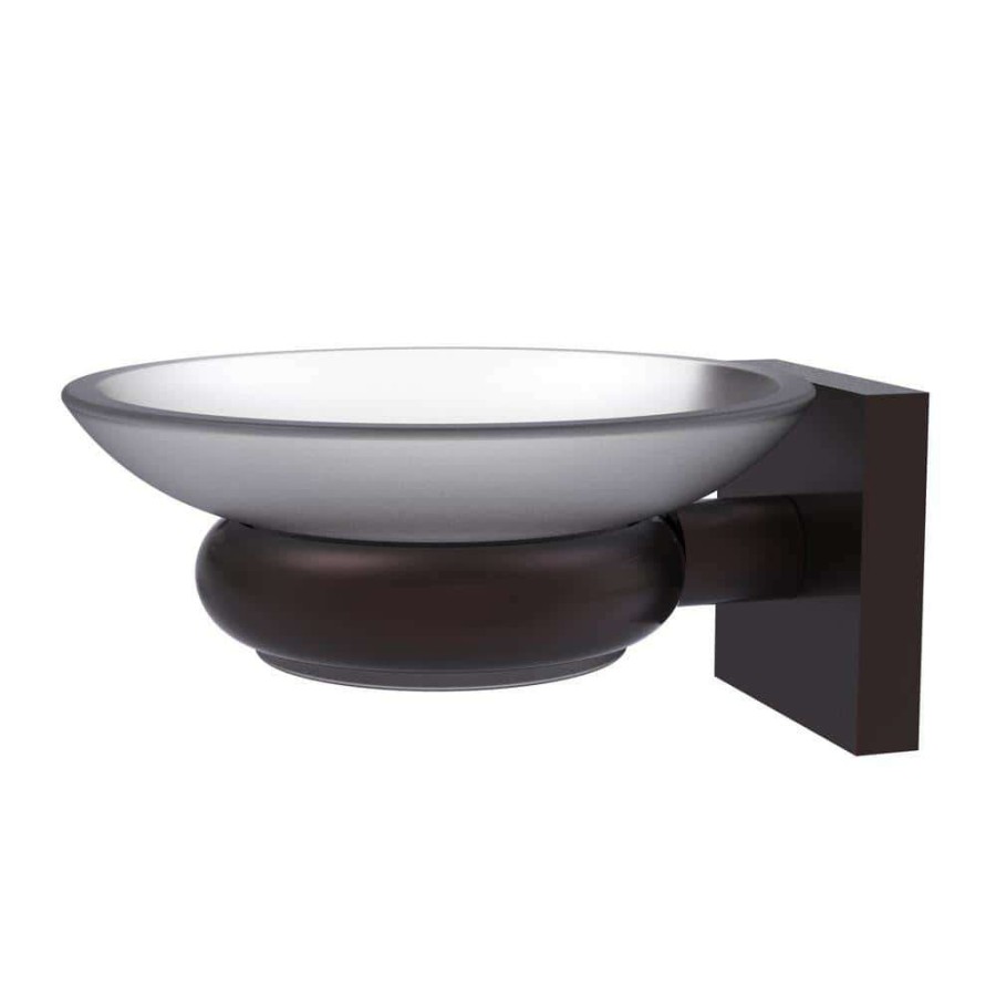 Bathroom Decor *  | Allied Brass Montero Collection Wall Mounted Soap Dish In Antique Bronze