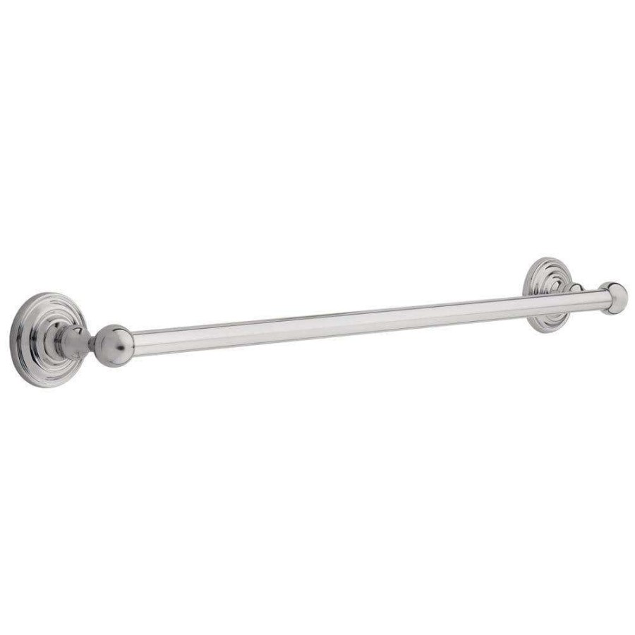 Bathroom Hardware *  | Delta Greenwich 24 In. Towel Bar In Chrome