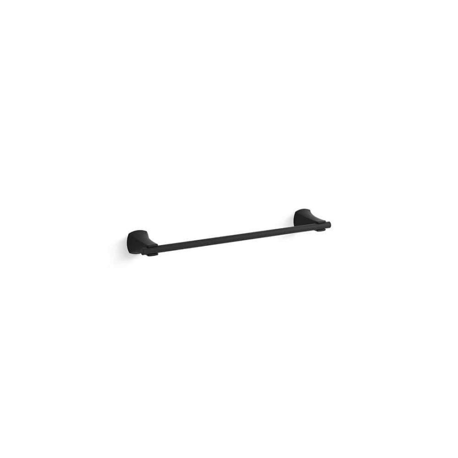 Bathroom Hardware *  | Kohler Rubicon 18 In. Towel Bar In Matte Black