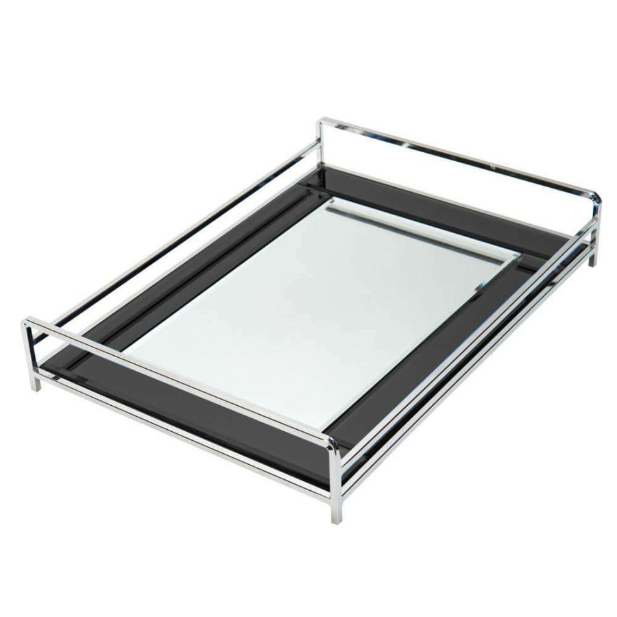 Bathroom Organizers *  | Home Details Vanity Tray With Black Mirror