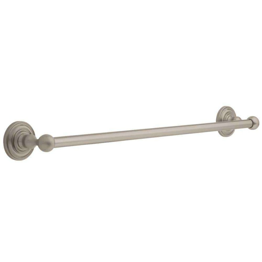 Bathroom Hardware *  | Delta Greenwich 24 In. Towel Bar In Spotshield Brushed Nickel