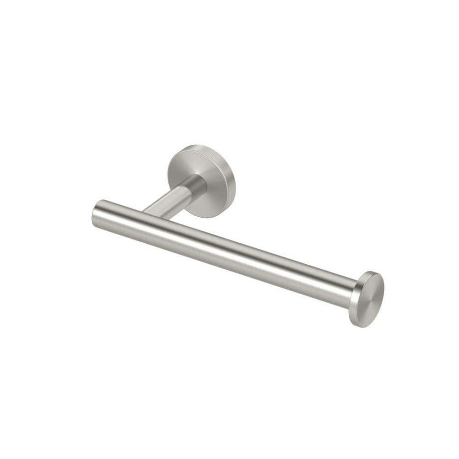 Bathroom Hardware *  | Gatco Level Toilet Paper Holder In Brushed Nickel