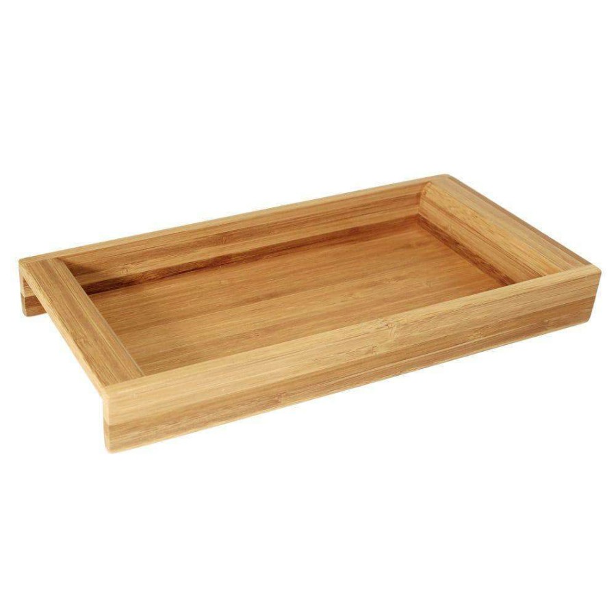 Bathroom Organizers *  | Interdesign Formbu Eco Vanity Tray In Bamboo